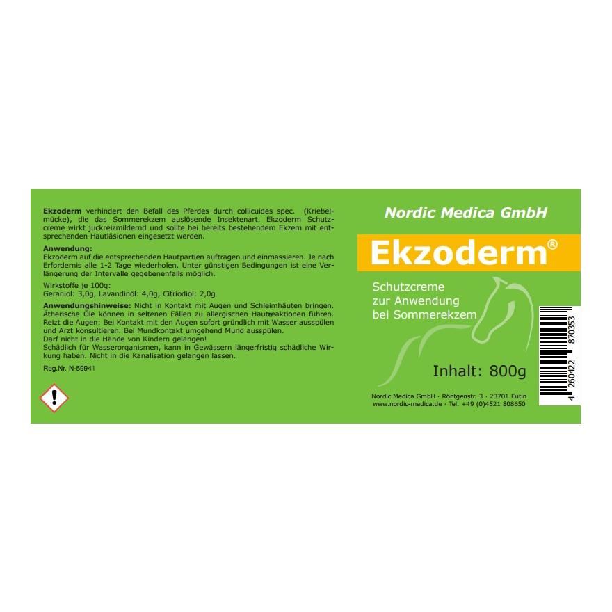 Nordic Ekzoderm Schutzcreme 800g