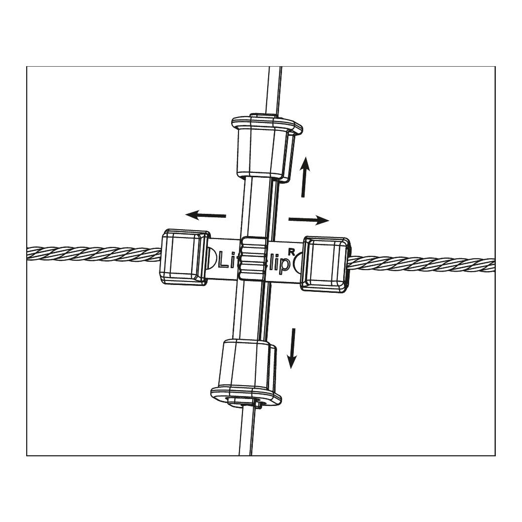 AKO Litzclip® Reparaturset für Vertikalstreben in Weidenetze