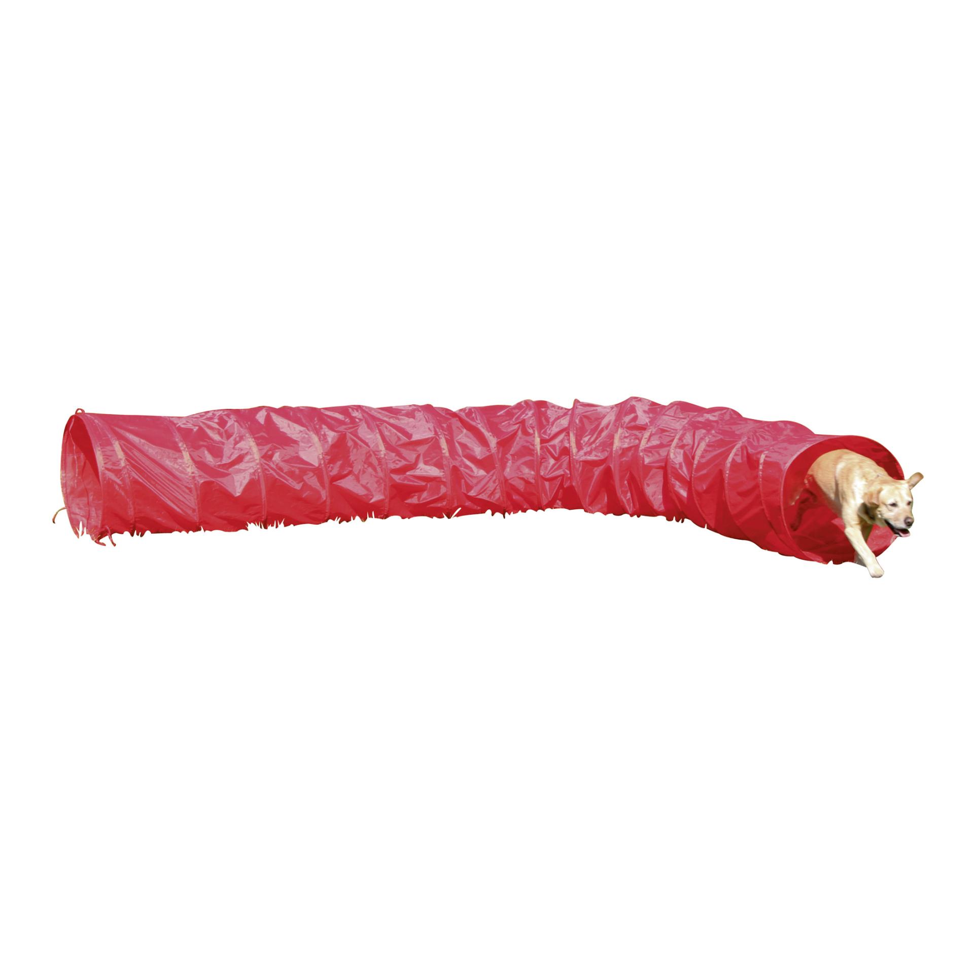 Kerbl Pet Tunnel pour chien Agility 5 m - rouge