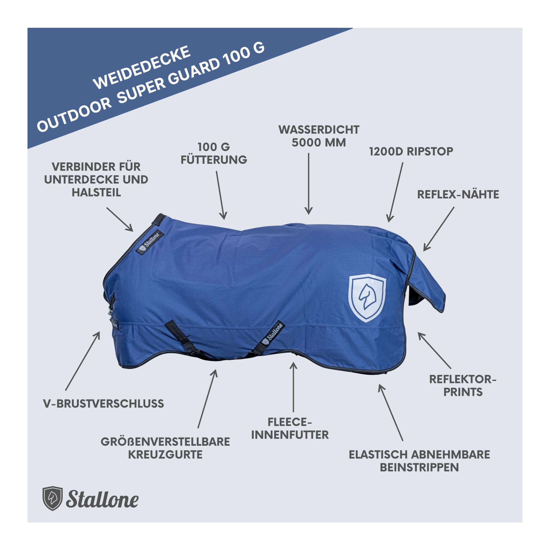 Stallone Weidedecke 100 g Outdoor Super Guard