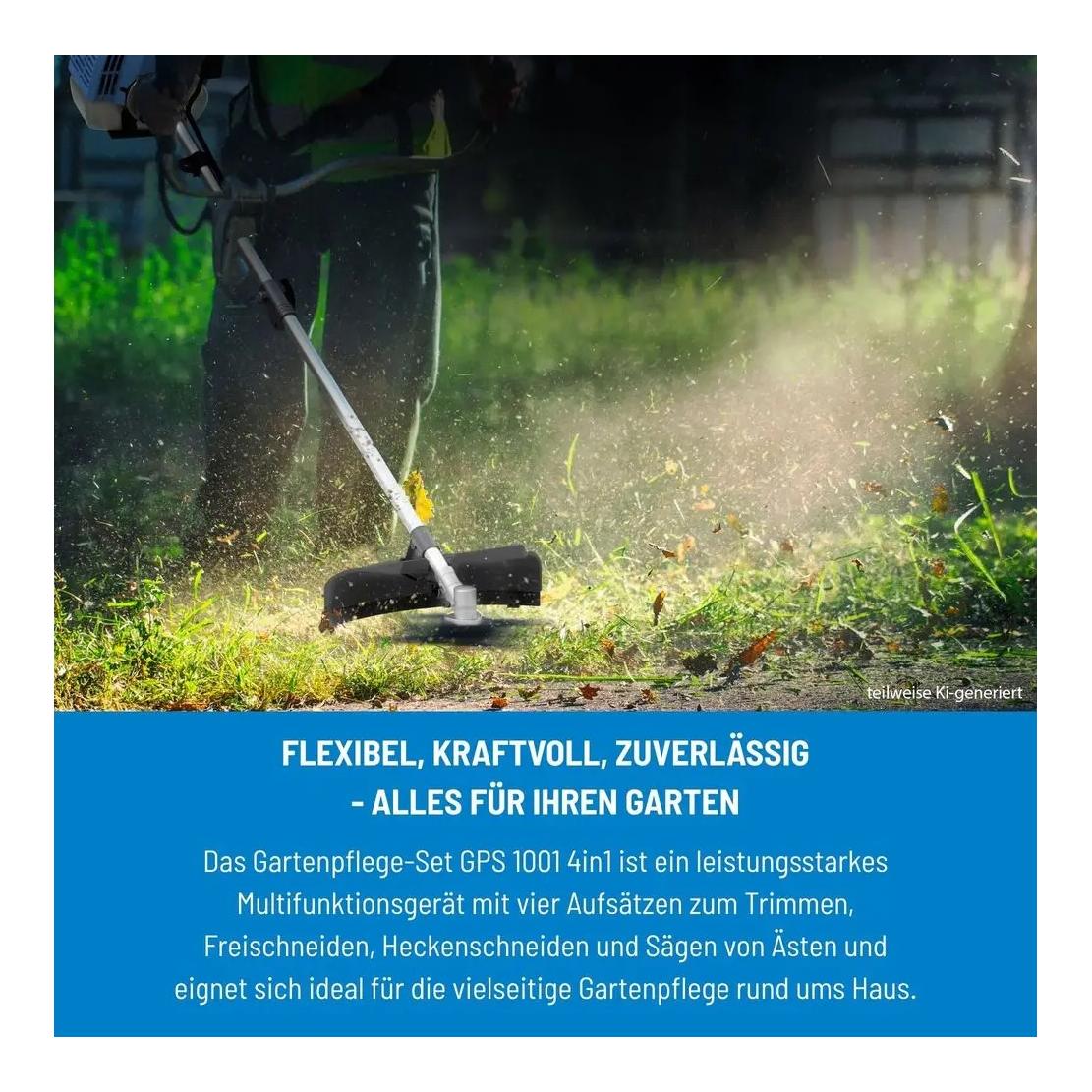 Güde 4 in 1 Gartenpflegeset GPS 1001