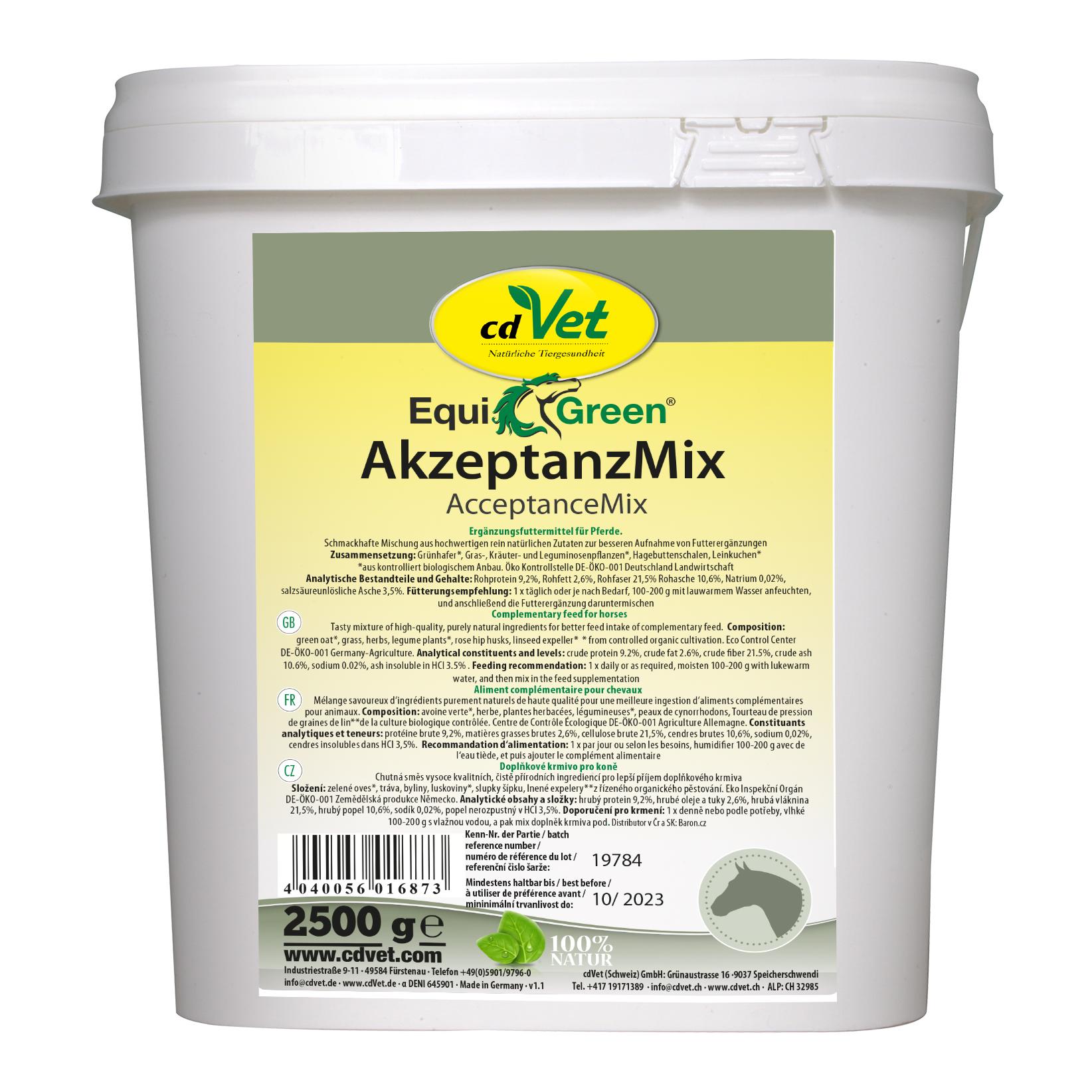 cdVet EquiGreen Mélange d'acceptation