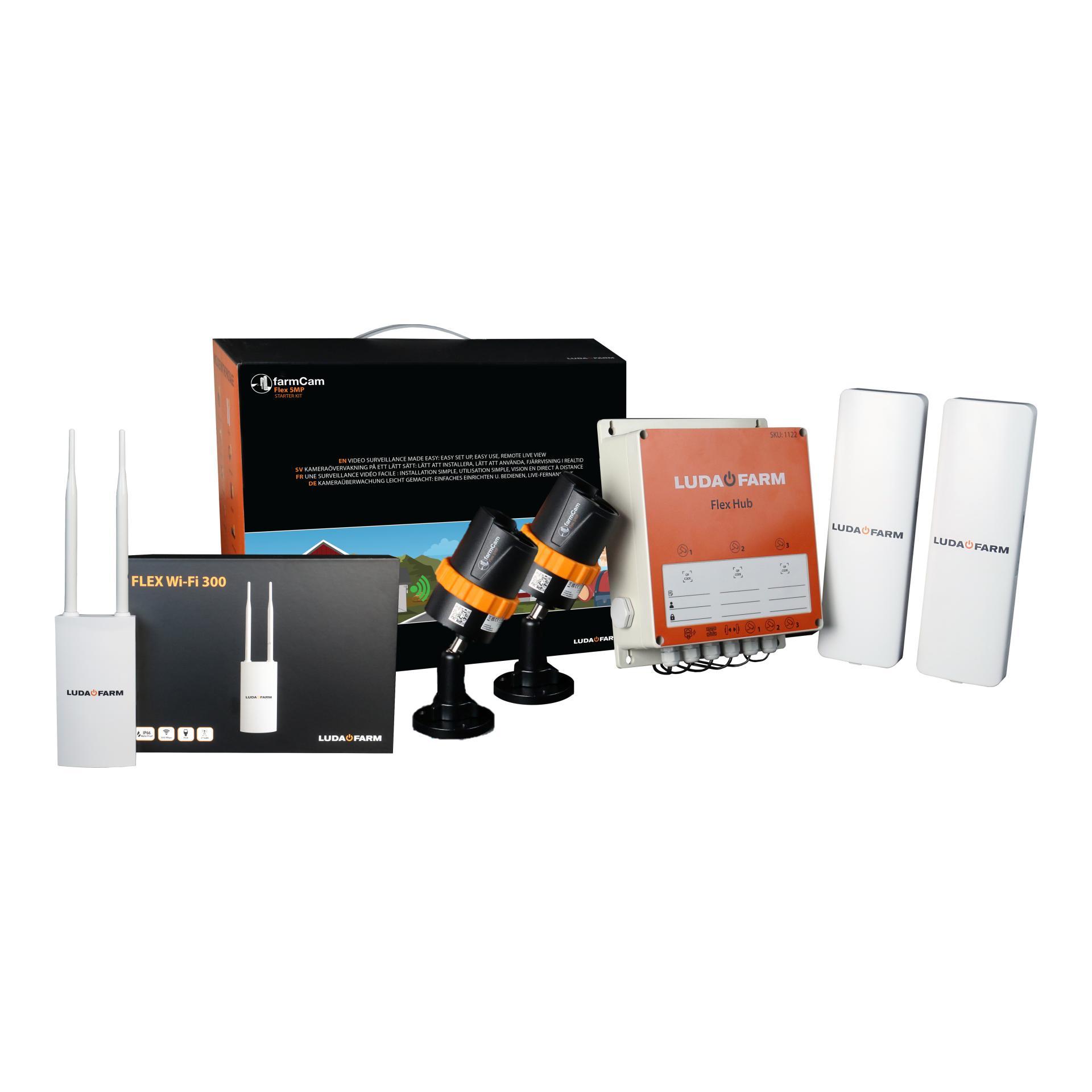 LudaFarm Kit complet FarmCam Flex avec Wi-Fi 300