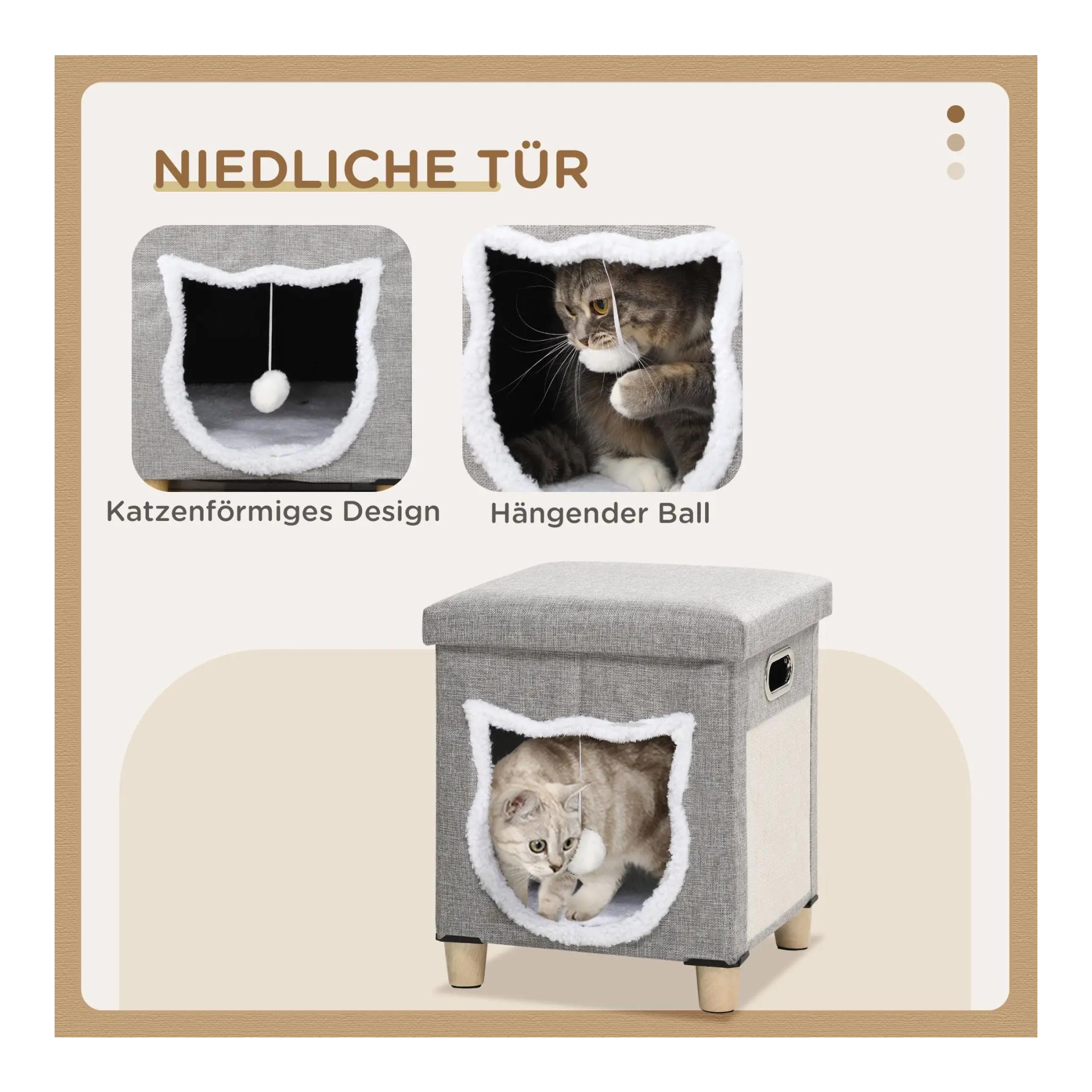 Mainer Katzenhöhle mit Spielball
