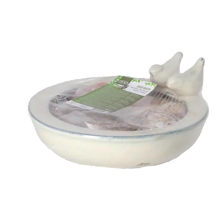 Esschert Vogeltränke rund + Futter sort