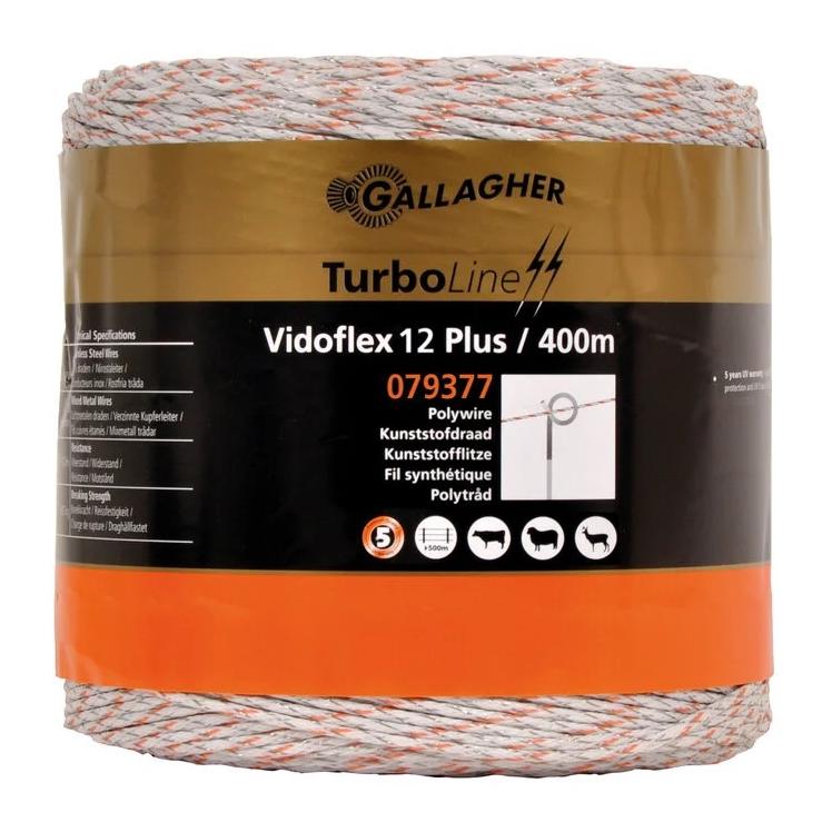 Gallagher Vidoflex 12 TurboLine Plus Weiss