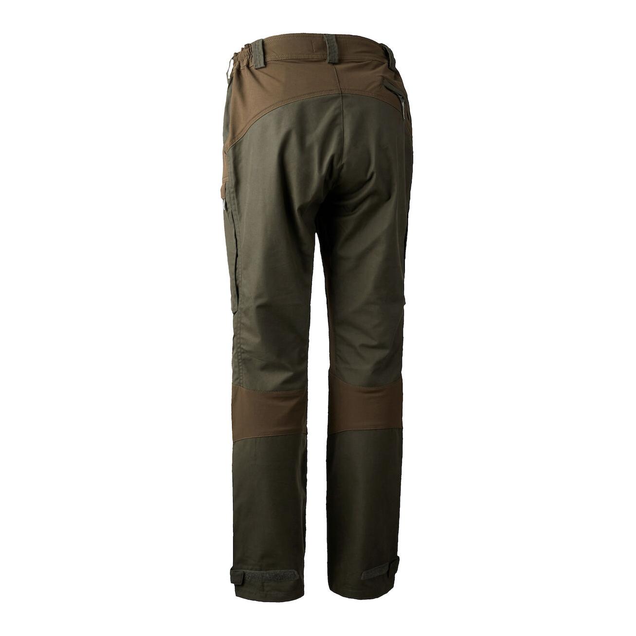 Deerhunter Pantalon Ann pour femmes - vert foncé/marron
