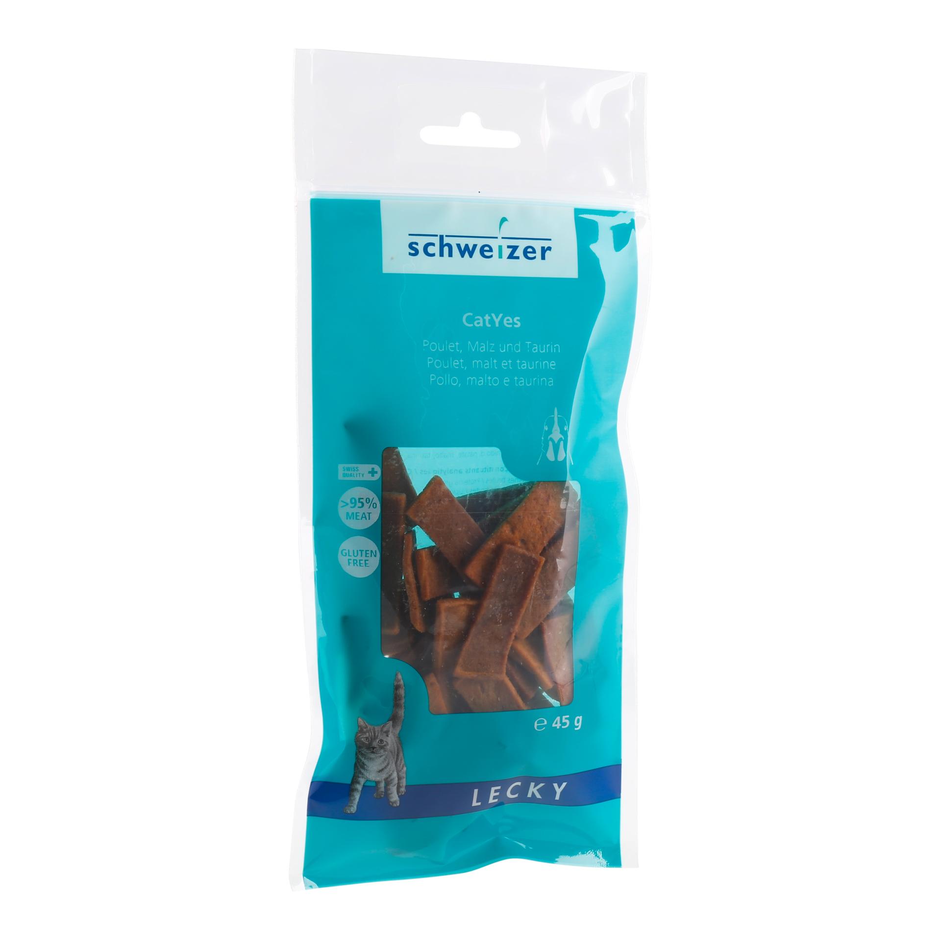 LECKY CatYes Poulet, malt et taurine