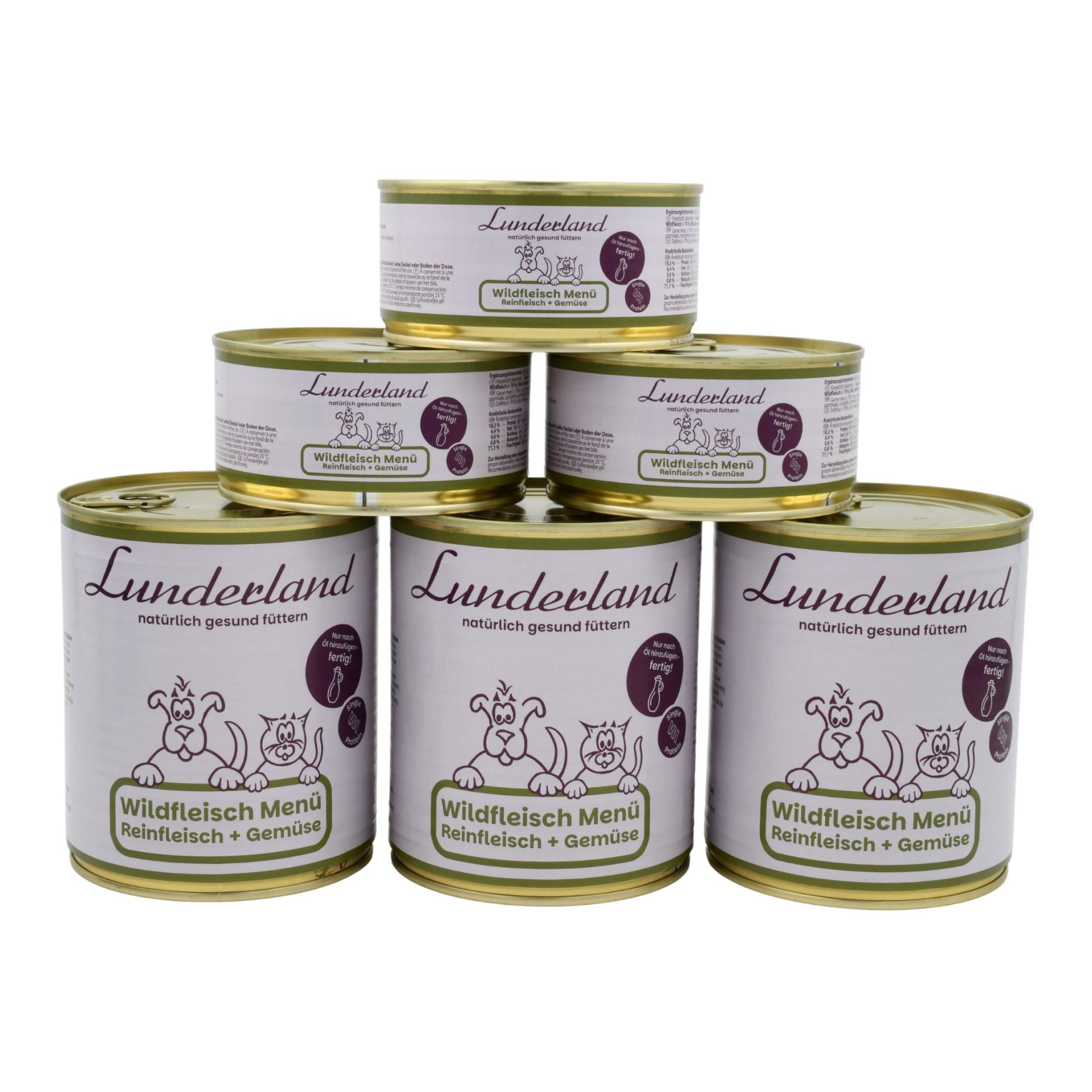 Lunderland Menu gibier pour chiens et chats