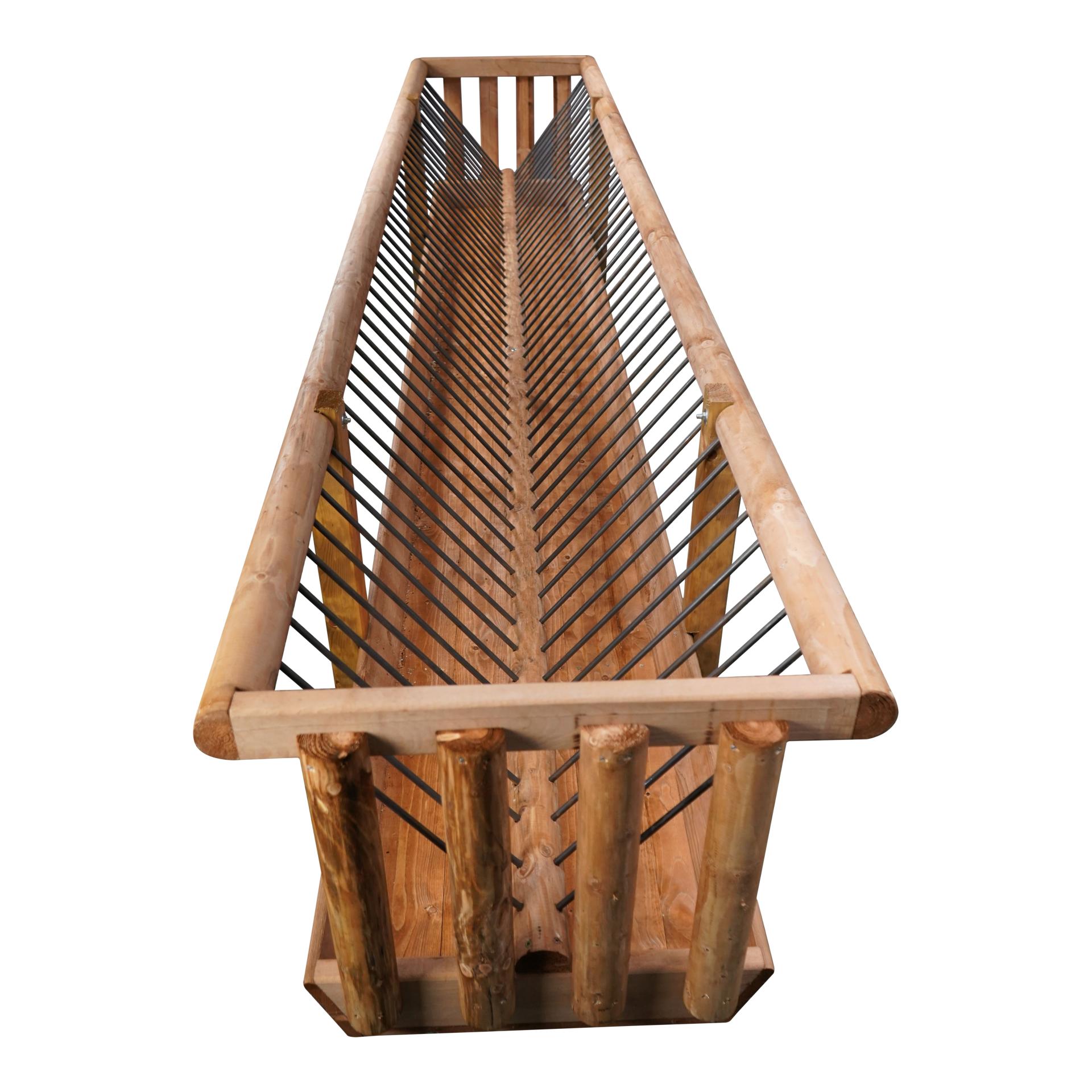 Hauptner Cheval à double corne en bois