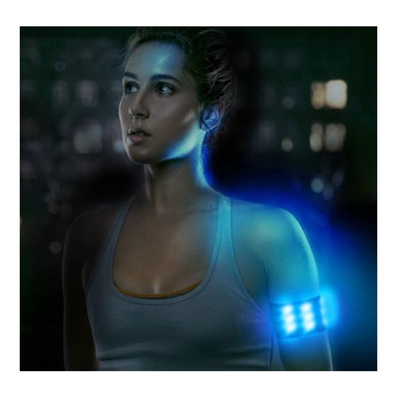 Animal Light LED Armbinde - gelb