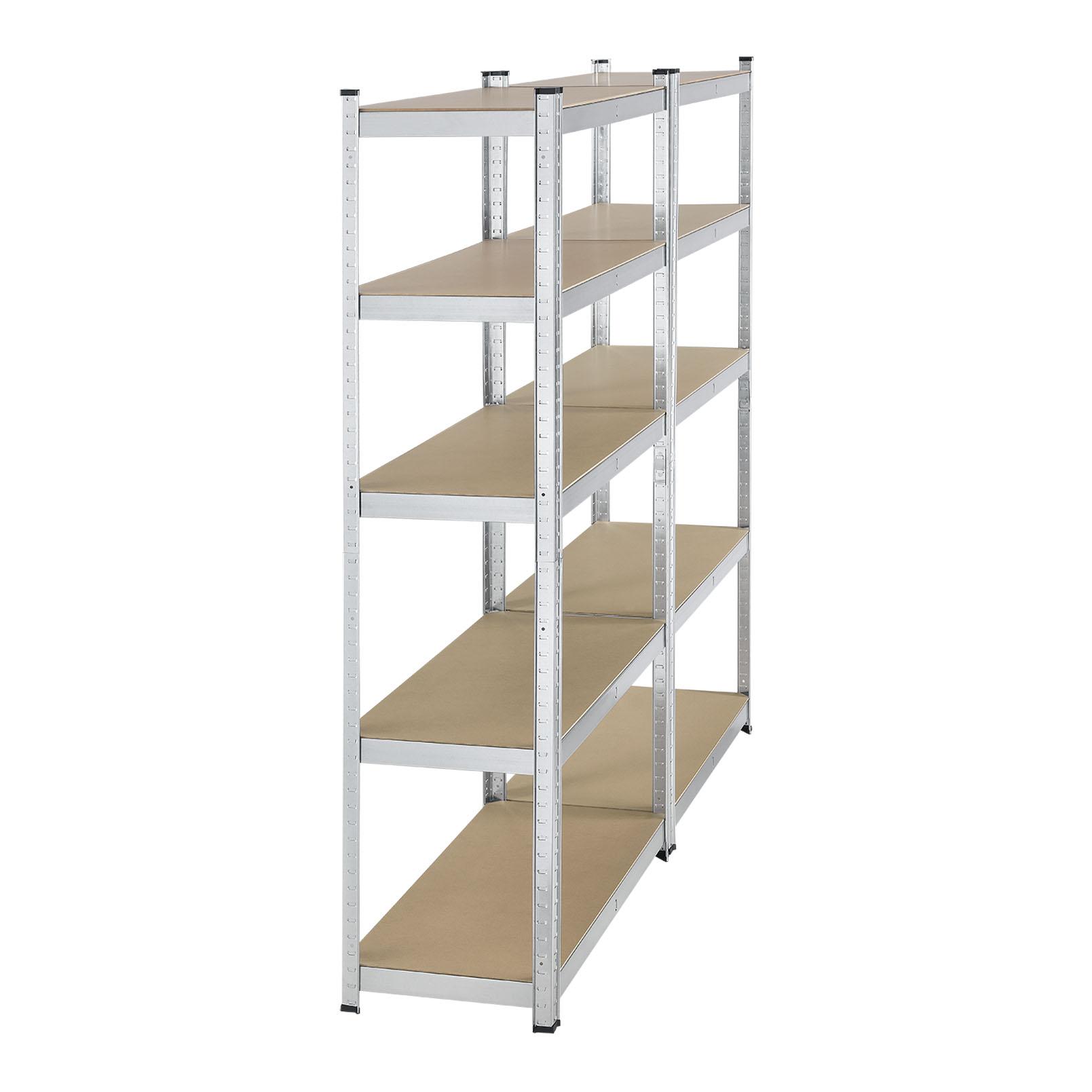 Hauptner 2er Set Lagerregal 180 x 90 x 40 cm