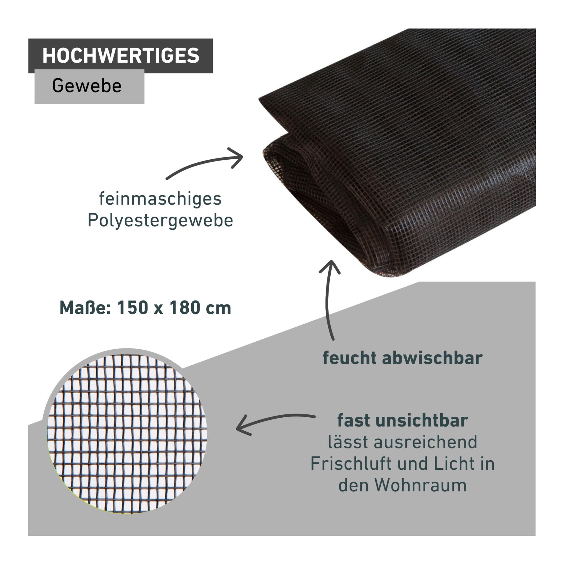 Windhager Moustiquaire IS pour fenêtre- anthracite