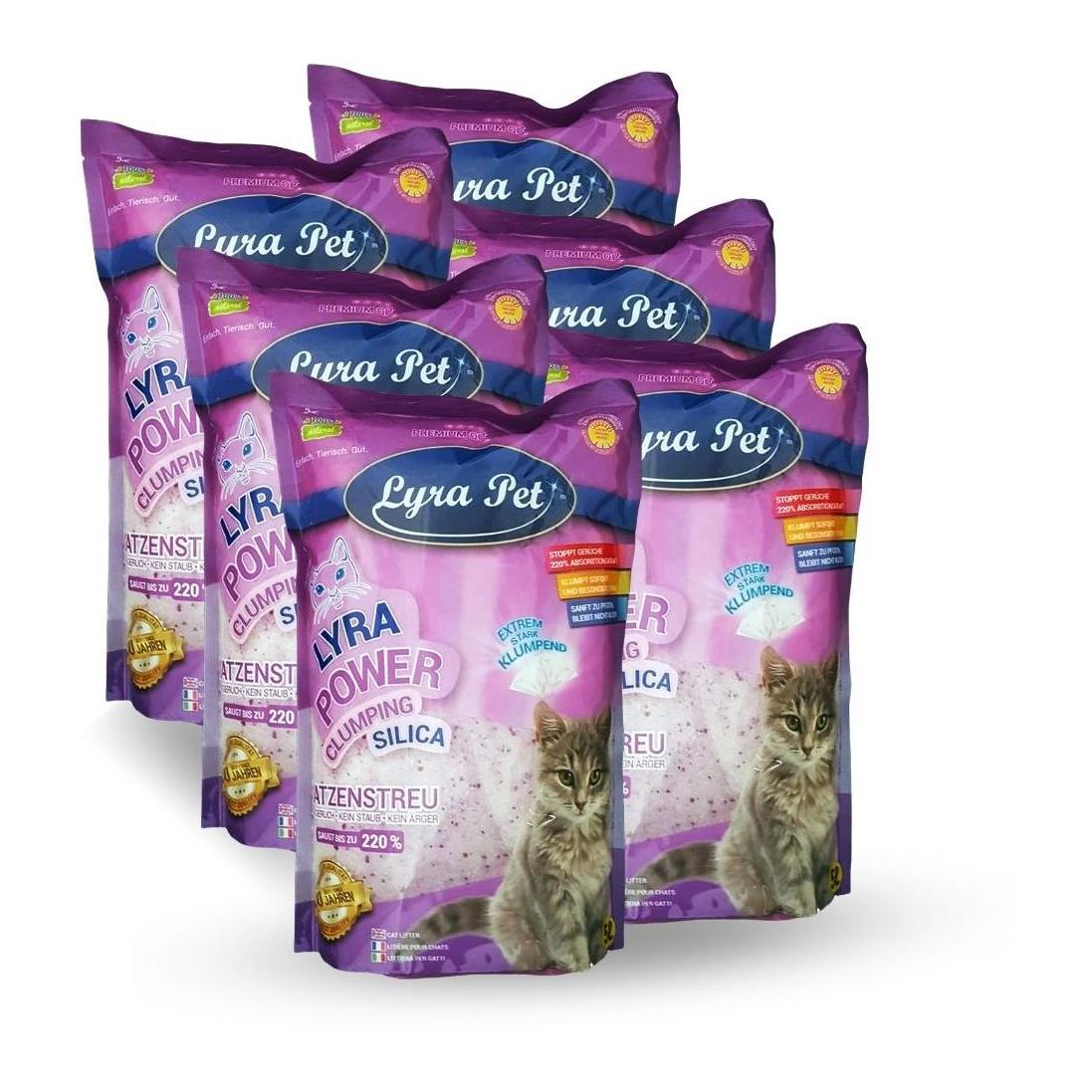Lyra Pet Lyra Power Silica Silikat klumpend Katzenstreu