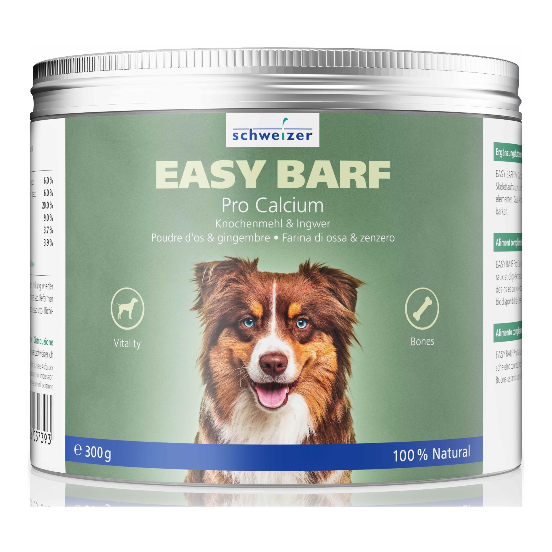LECKY Easy Barf Pro Calcium Knochenmehl & Ingwer