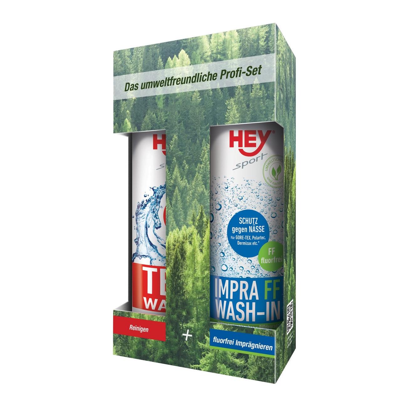 Hey Sport Hey Sport Tex Wash &amp; Impra FF Wash en kit 2 x 250ml