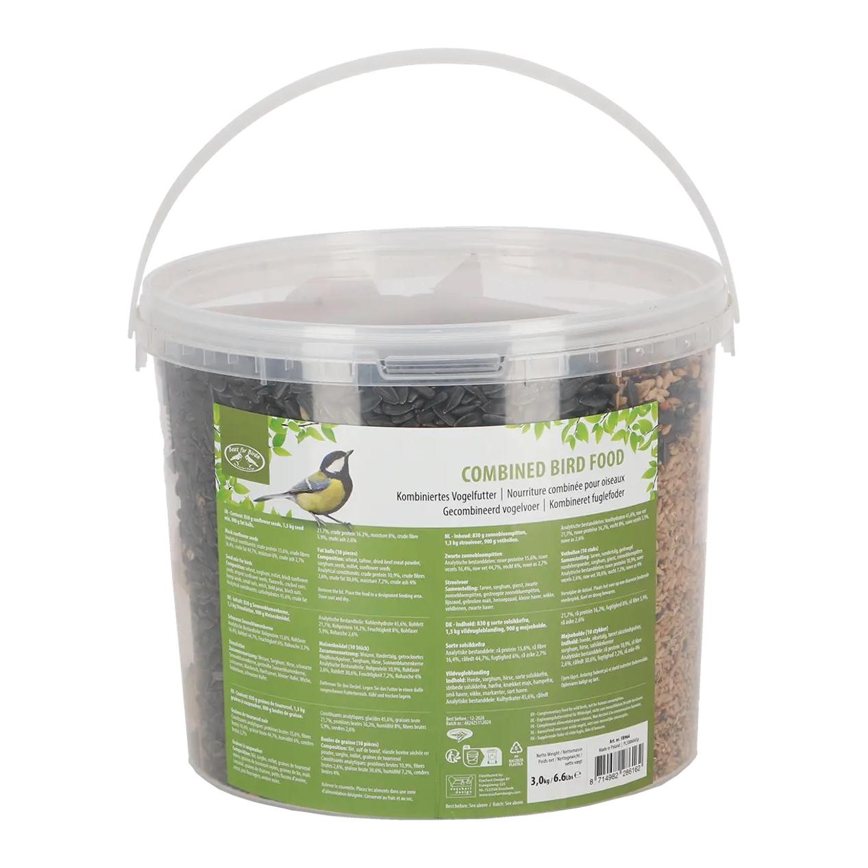 Esschert Futtermix ohne Netz 3kg in Eimer