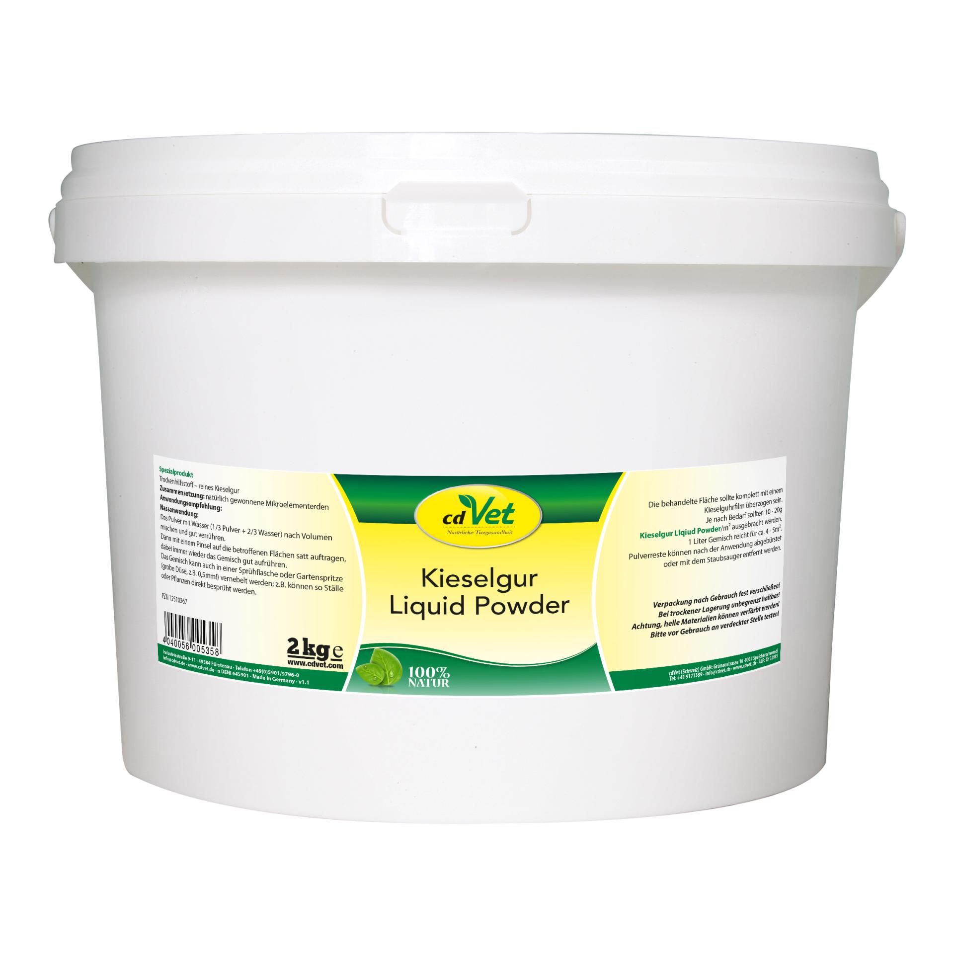 cdVet Terre de diatomée Liquid Powder