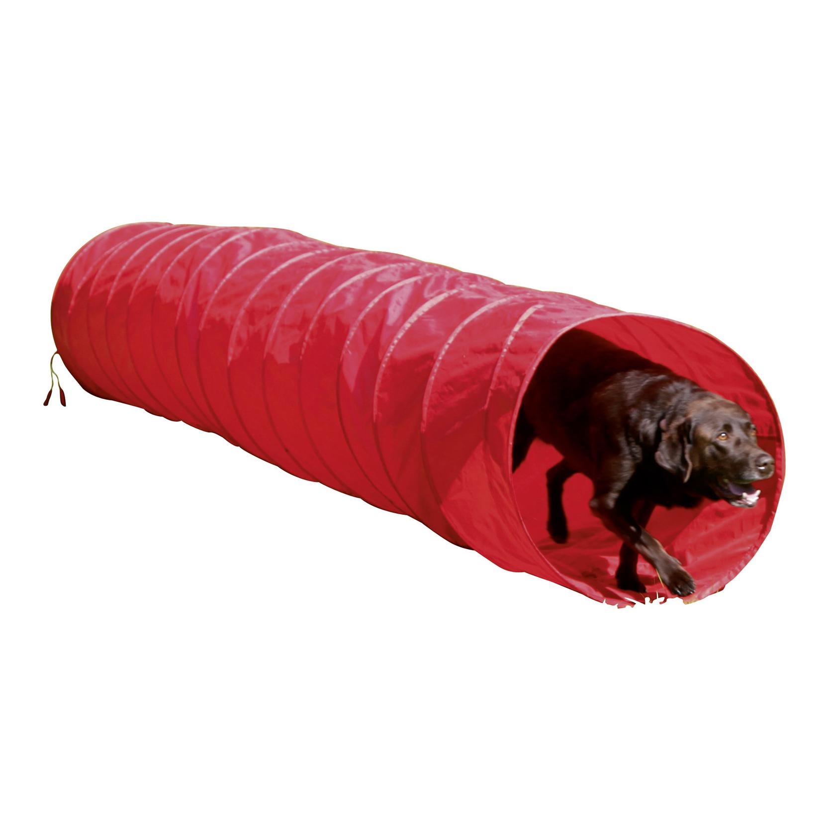Kerbl Pet Tunnel pour chien Agility 5 m - rouge