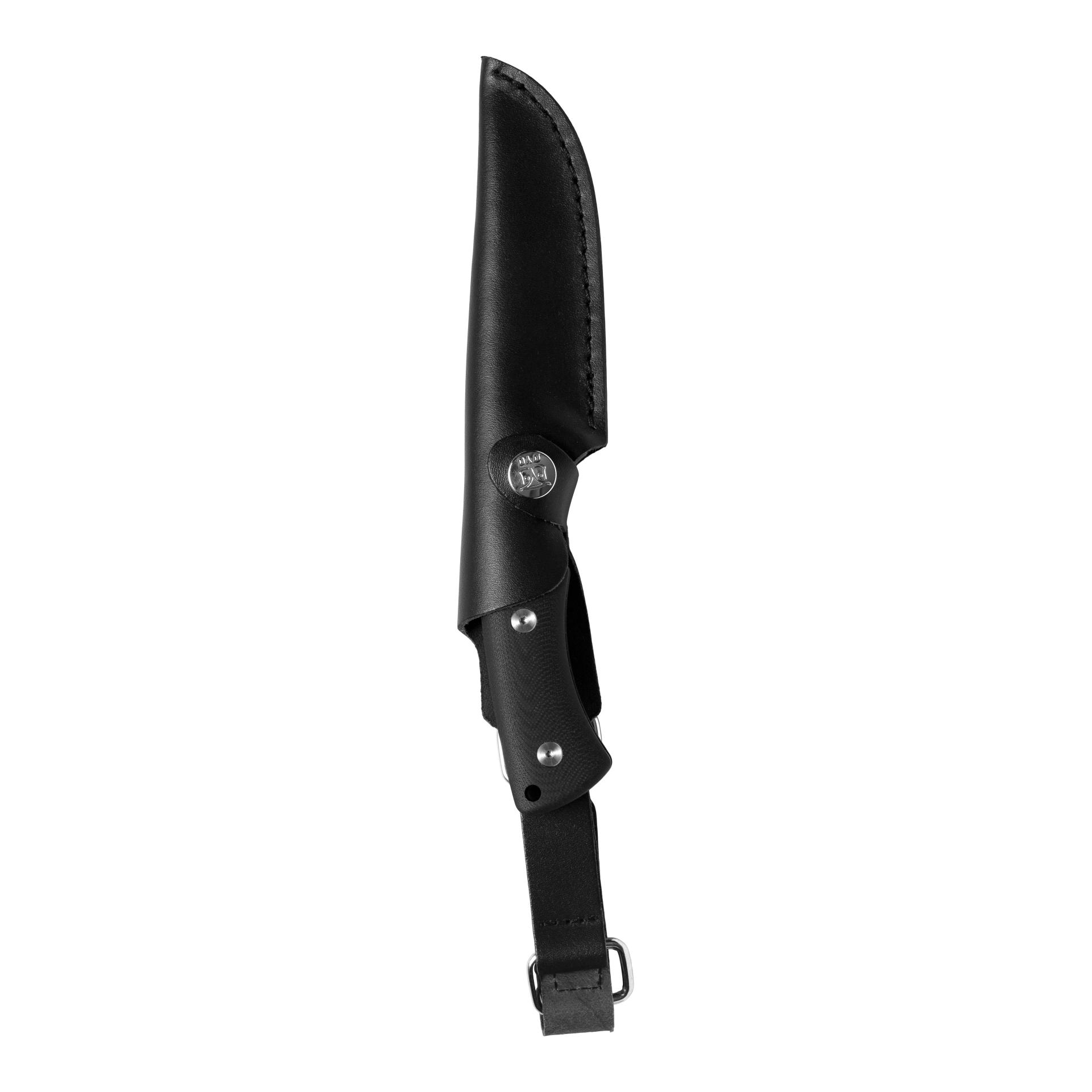 Øyo FALTEKIND - Jagd/Outdoormesser mit Lederscheide (Full Tang)