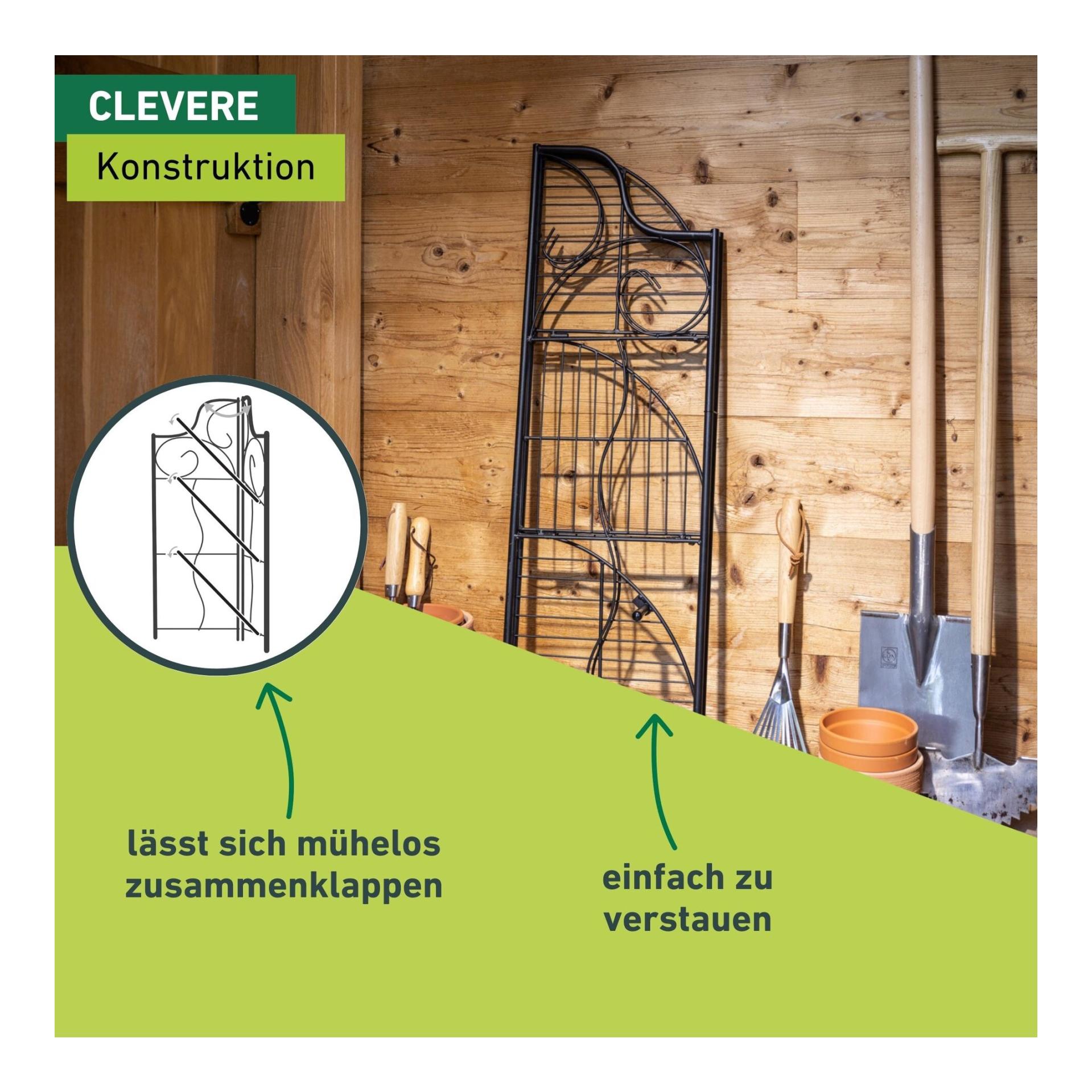 Windhager Drei-stufiges Eck-Pflanzregal - faltbar