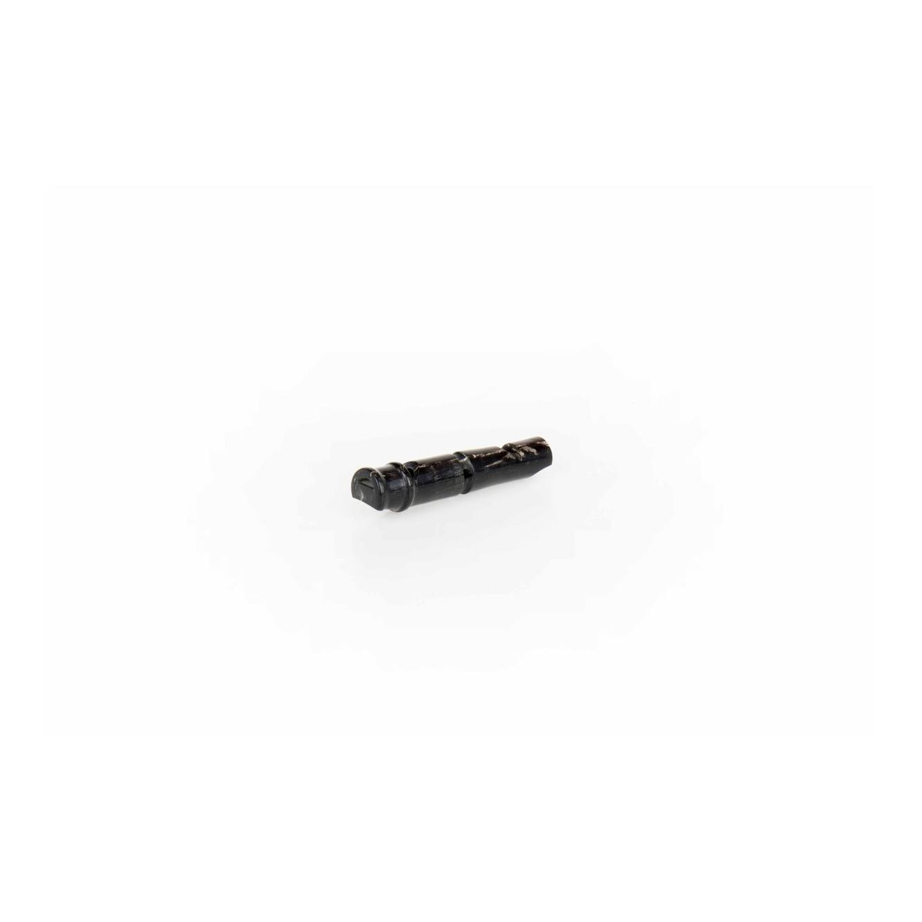 EUROHUNT Hundepfeife aus Büffelhorn - 8,5 cm Schwarz