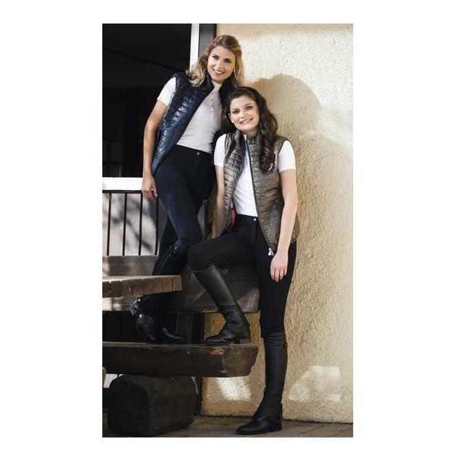 Covalliero Pantalon d'équitation à fond intégral femme Economic - noir