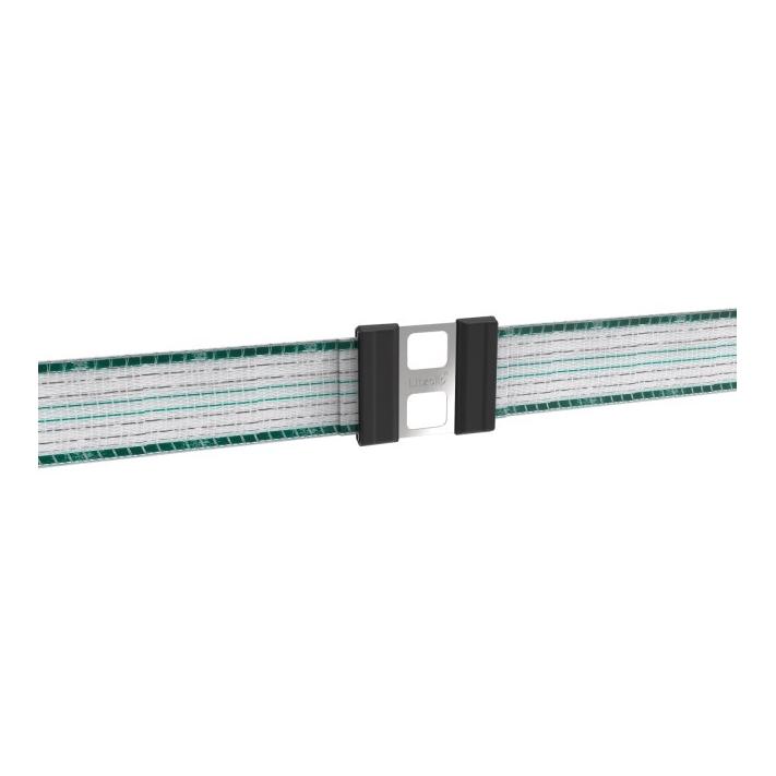 AKO Bandverbinder Litzclip® Edelstahl - 5 Stück Weiss/Silber