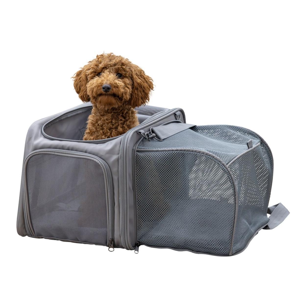 Kerbl Pet Sac de transport Vacation avec enclos pour chats & petits chiens
