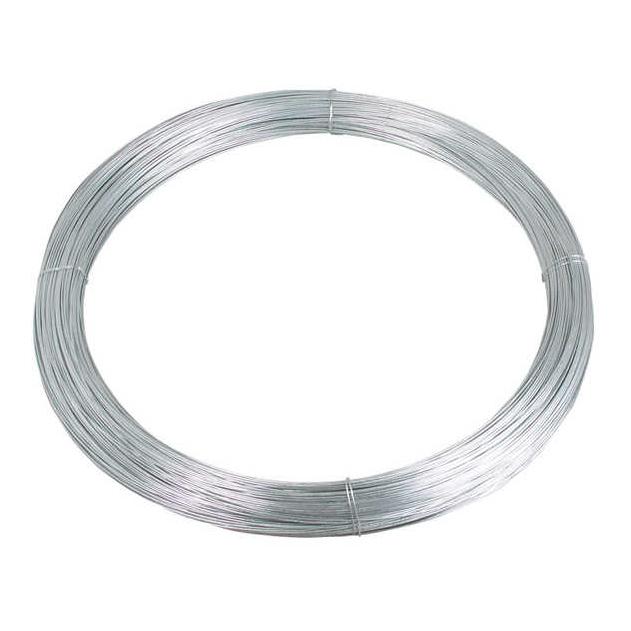 Hauptner Zaundraht Stahldraht Standard Silber