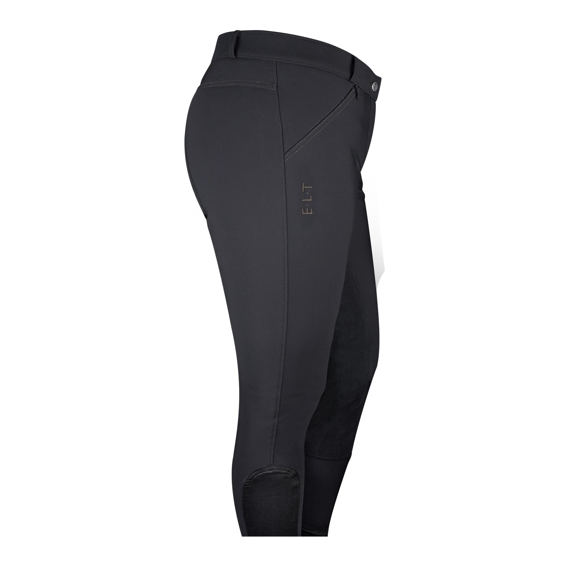 Elt Pantalon d’équitation thermique Calla Plus Size - noir