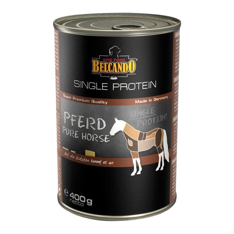 BELCANDO Pferd Nassfutter Sortenrein ohne künstlich Zusätze Dose 400 g