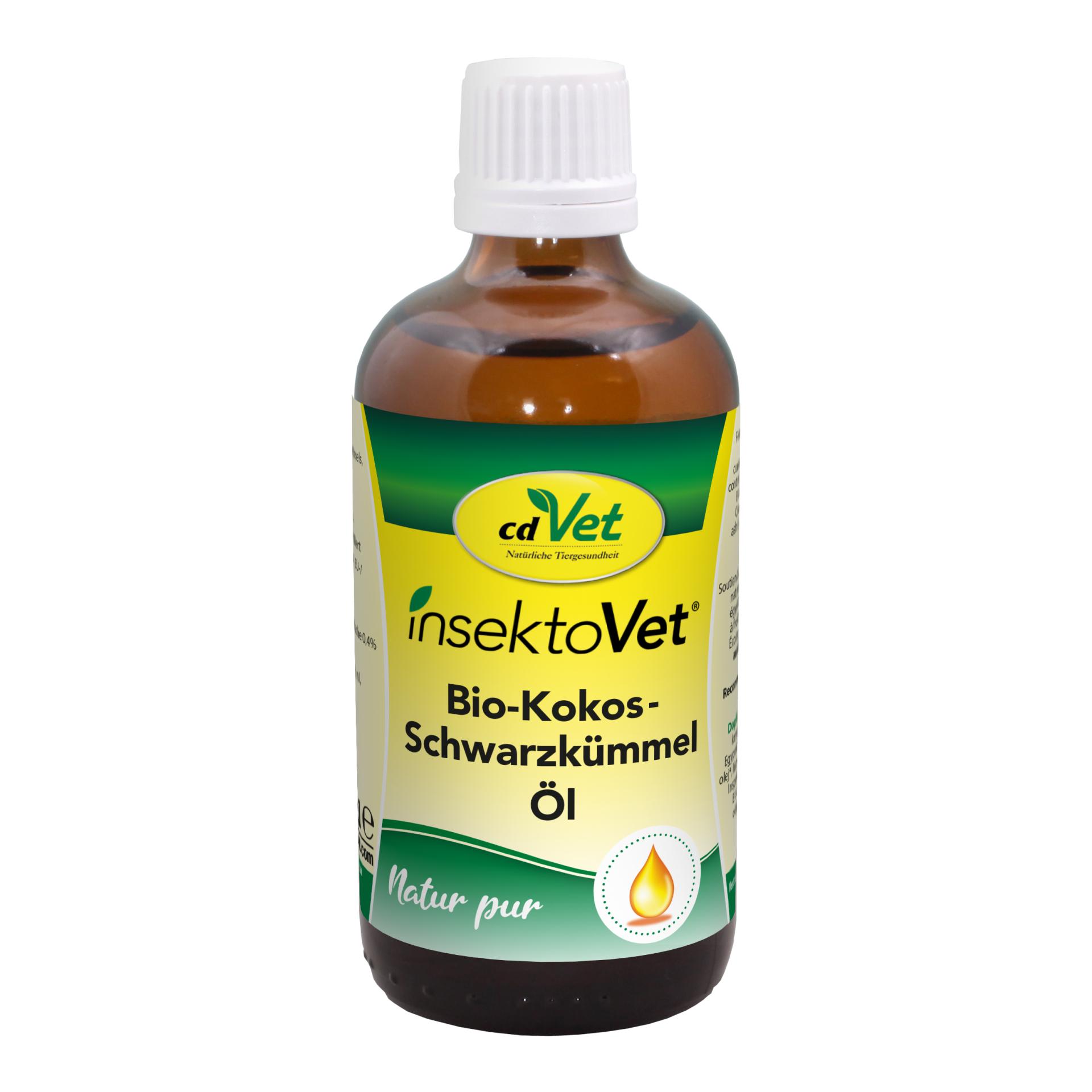 cdVet Huile de noix de coco et de cumin noir insektoVet