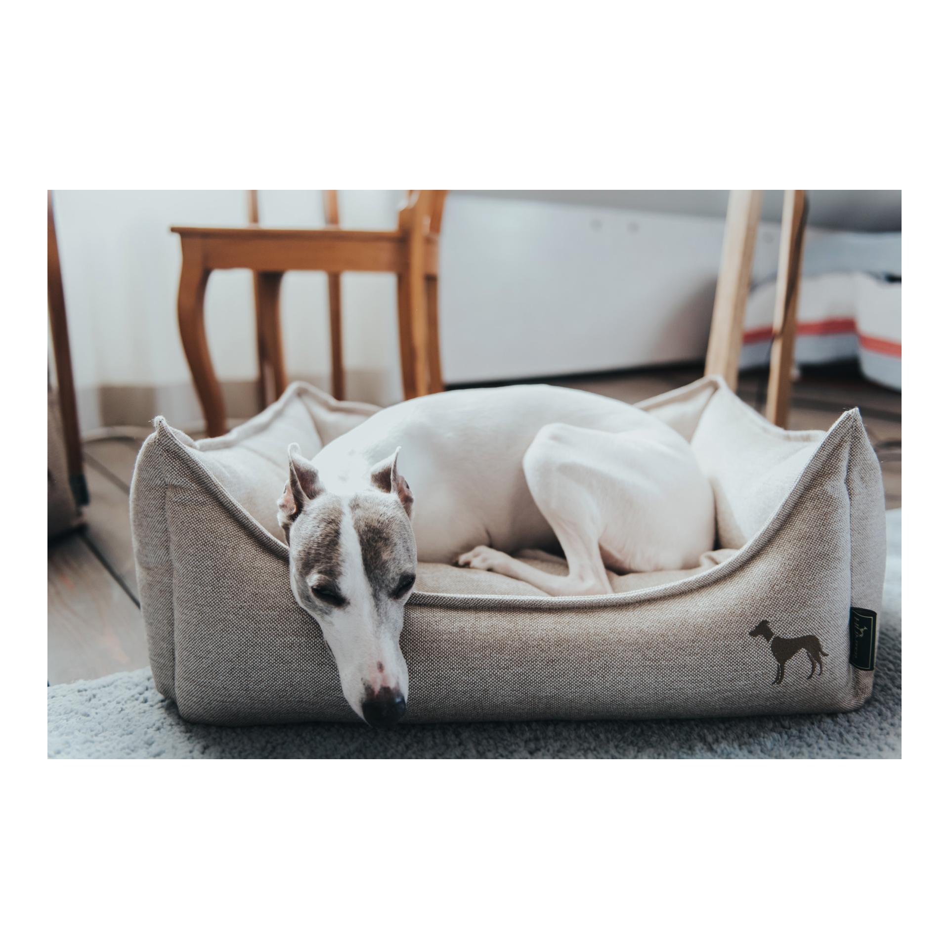 Hunter Hundesofa Livingston webstoff - beige