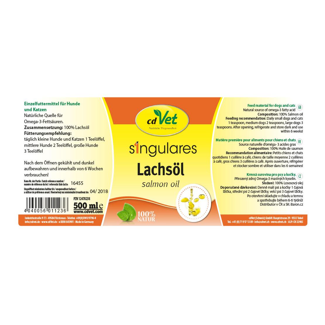 cdVet Singulares Lachsöl