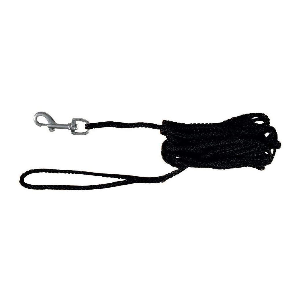 TRIXIE Schleppleine Nylon leicht - schwarz