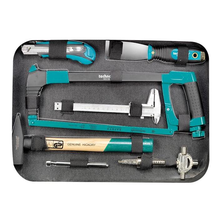 technocraft ABS-Wkzg-Koffer "PRO CHROME 152"