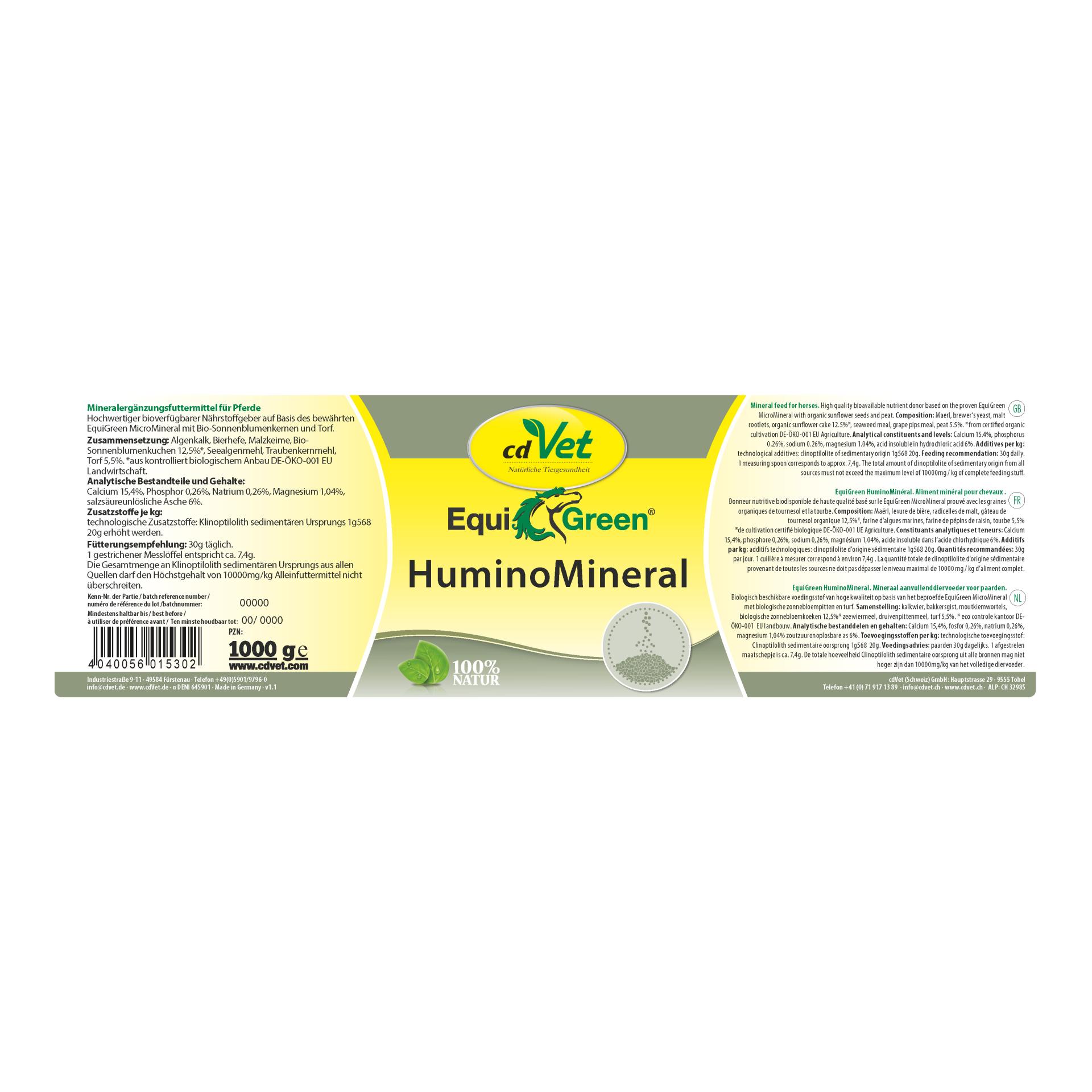 cdVet EquiGreen HuminoMineral