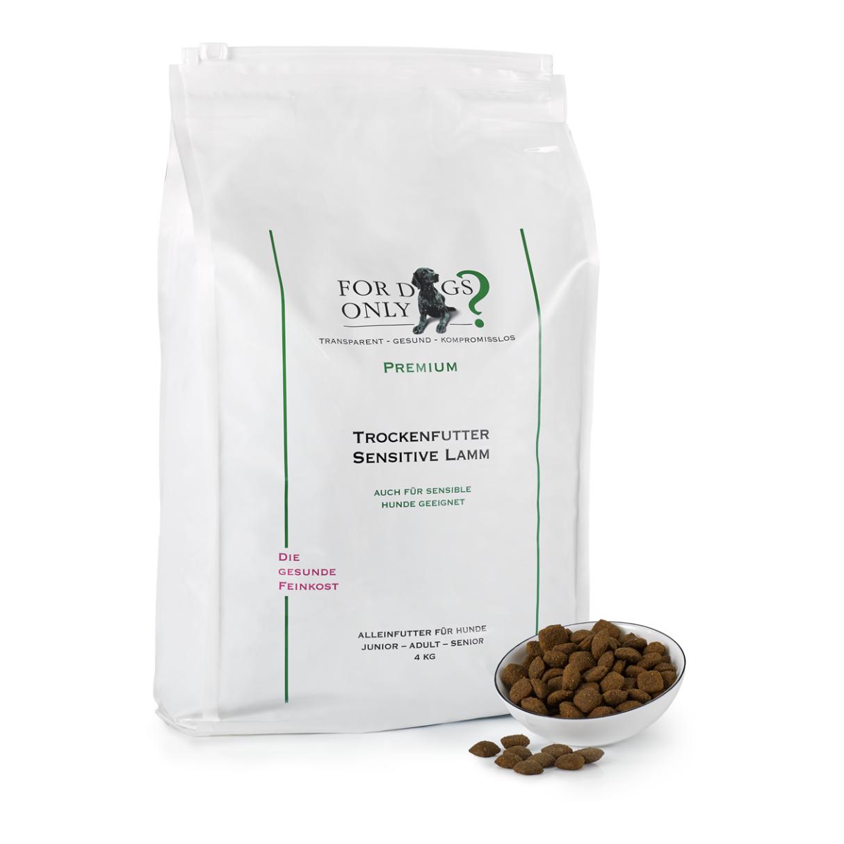 For Dogs Only? Trockenfutter Sensitive Lamm