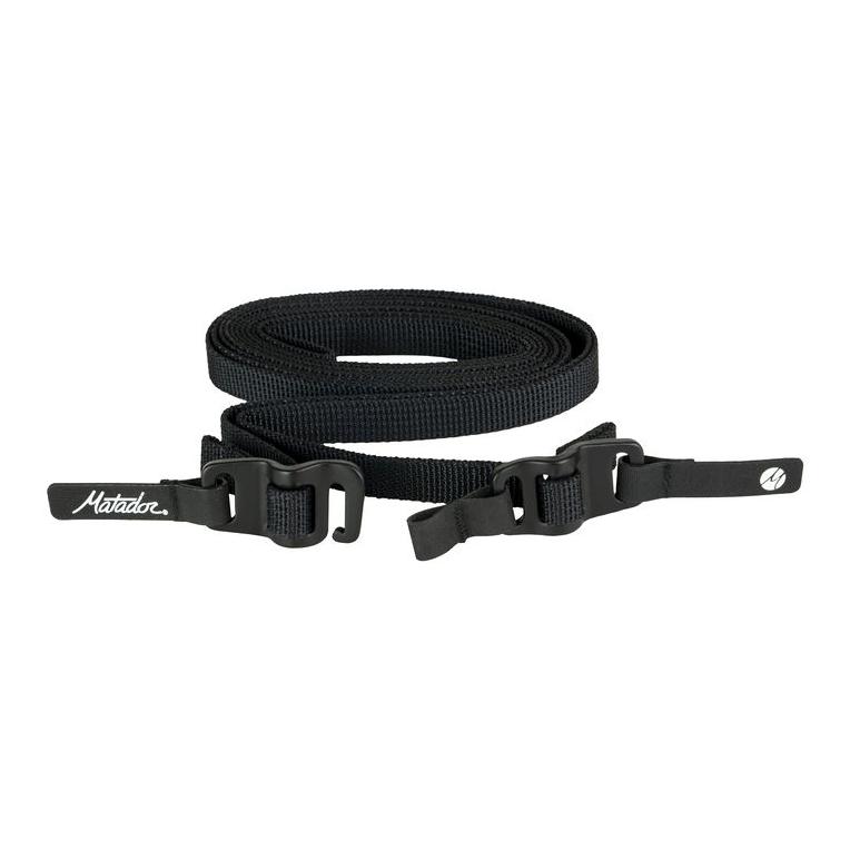 Better Tether Ausrüstungs-Straps 2er Pack - Schwarz