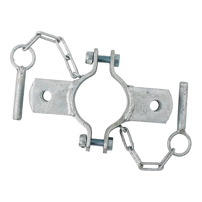 Patura Schelle d=76mm, 2 Halter - verzinkt