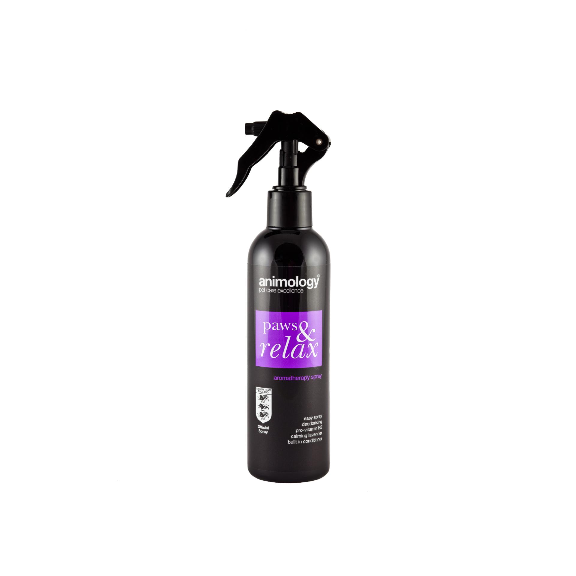Animology Paws & Relax Aromatherapy Spray Schwarz