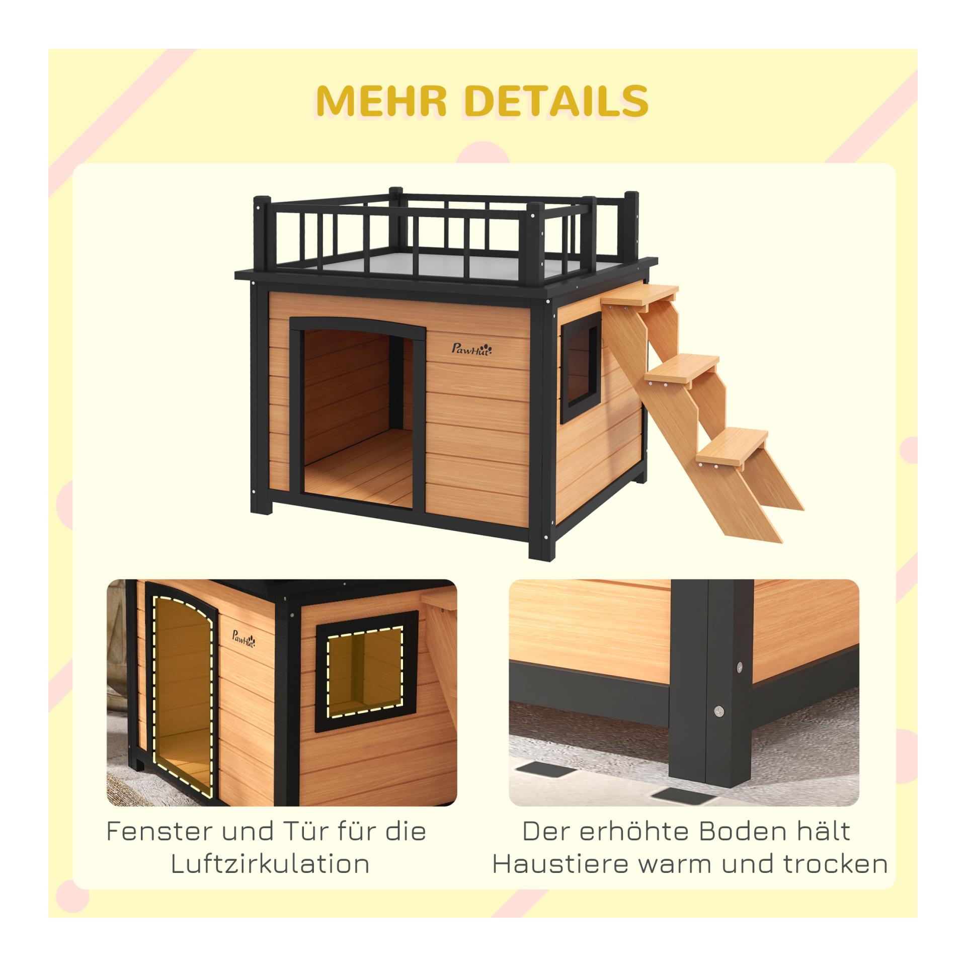Mainer Hundehütte mit Dachterrasse