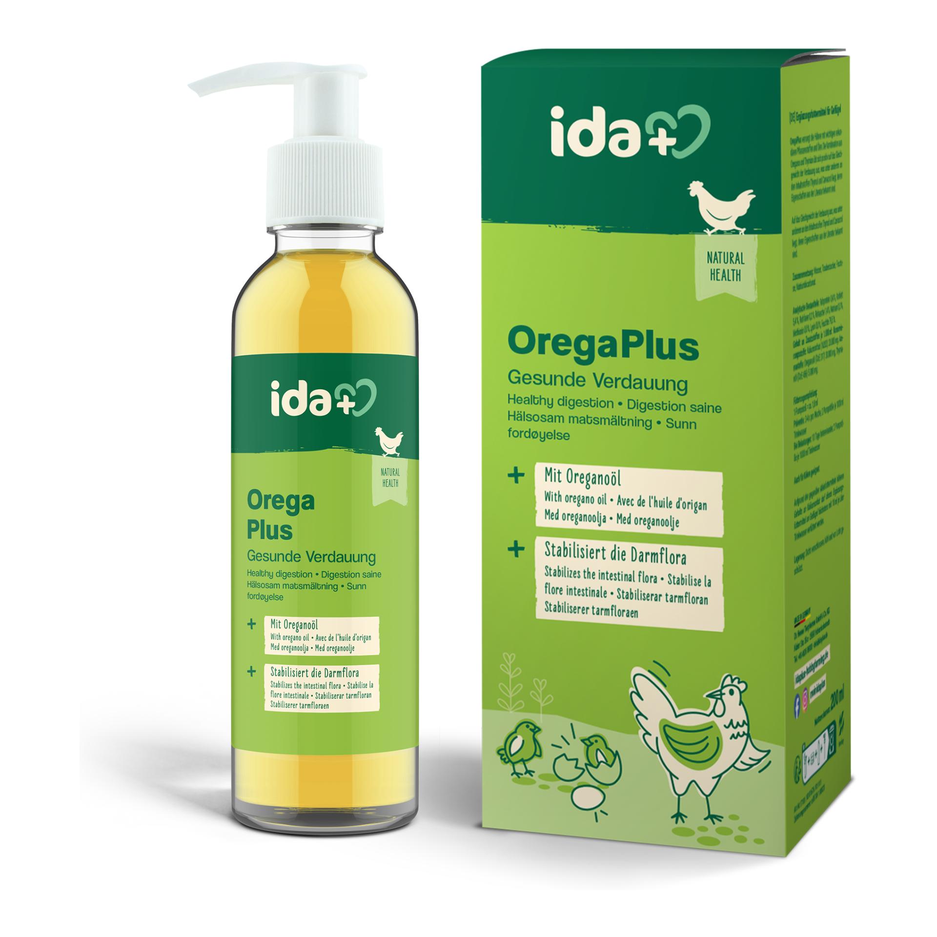 IdaPlus OregaPlus - unterstützt die Verdauung & Darmflora