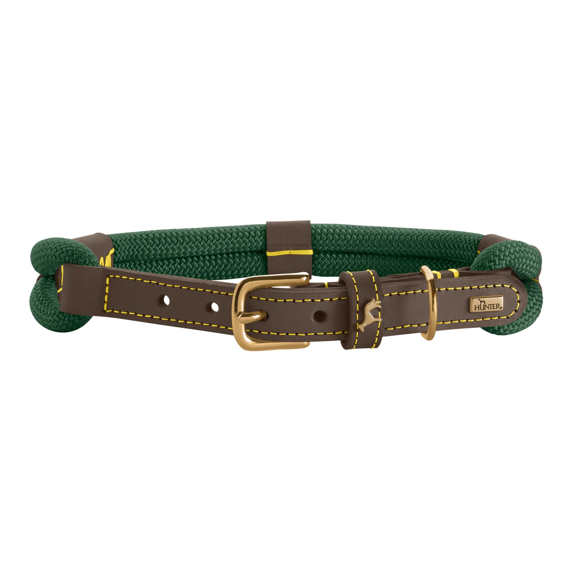 Hunter Halsband Malia Dunkelgrün/Dunkelbraun