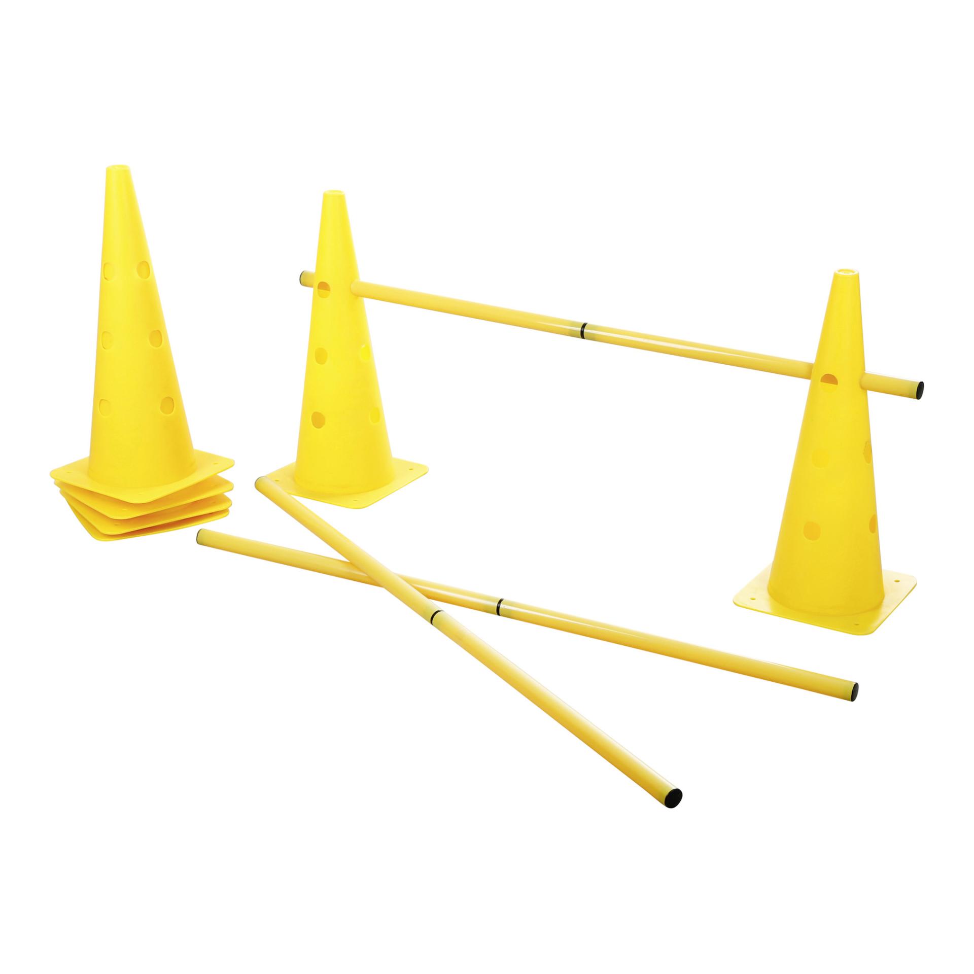 Kerbl Pet Agility Pylonen-Hürden Set Gelb / Orange