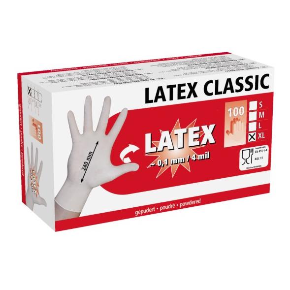Kerbl Einmalhandschuh Latex Classic - leicht gepudert