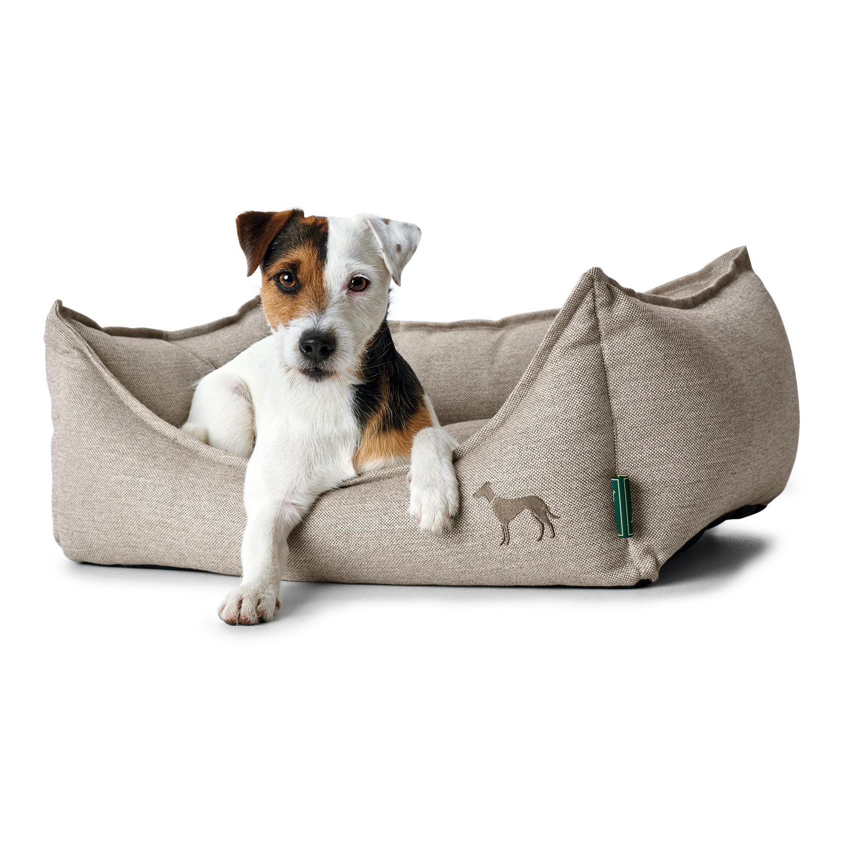 Hunter Hundesofa Livingston webstoff - beige