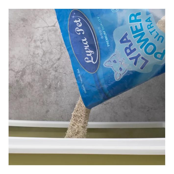 Lyra Pet Lyra Power ULTRA excellente litière pour chats 30 litres