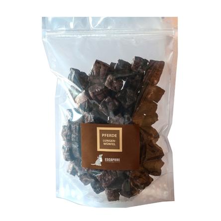ESCAPURE Pferdelugenwürfel hypoallergener Hundesnack Natur